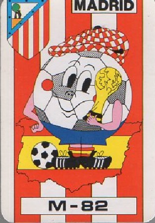 CALENDARIO MUNDIAL82 NARANJITO CON PUB AT MADRID