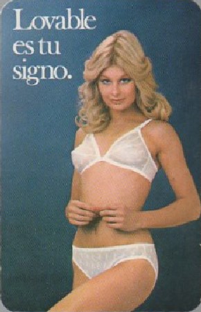 CALENDARIO DE CHICAS AÑO 1975