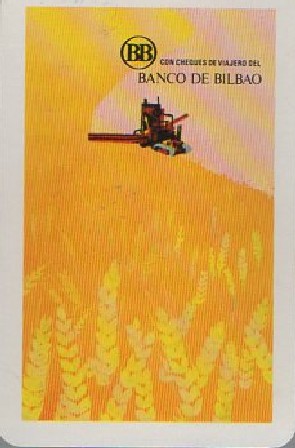 CALENDARIO BANCO DE BILBAO AÑO 1972