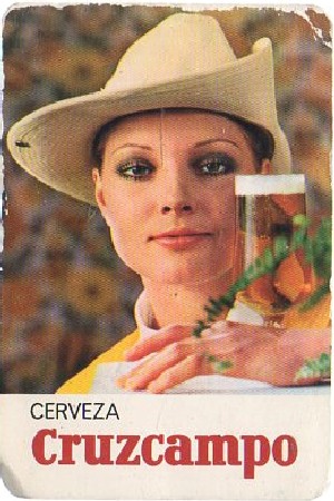 CALENDARIO CERVEZA CRUZCAMPO AÑO 1973