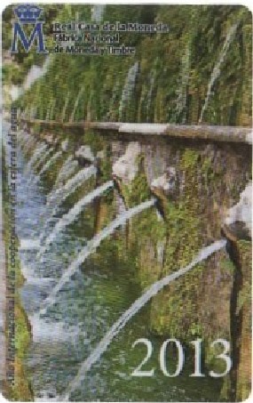 CALENDARIO FÁBRICA NACIONAL DE MONEDA AÑO 2013