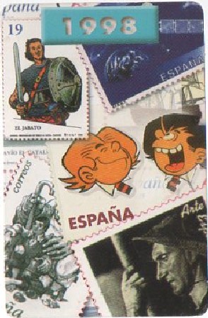 CALENDARIO CORREOS AÑO 1998