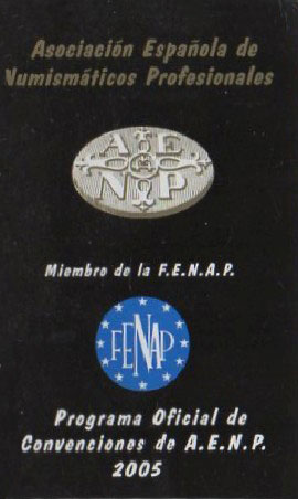 CALENDARIO ASOC ESP NUMISMÁTICOS ESPAÑ AÑO 2005