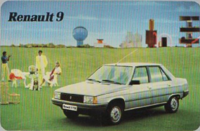 CALENDARIO RENAULT 9 AÑO 1983