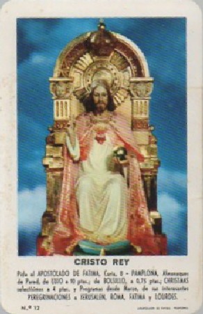 CALENDARIO CRISTO REY AÑO 1964