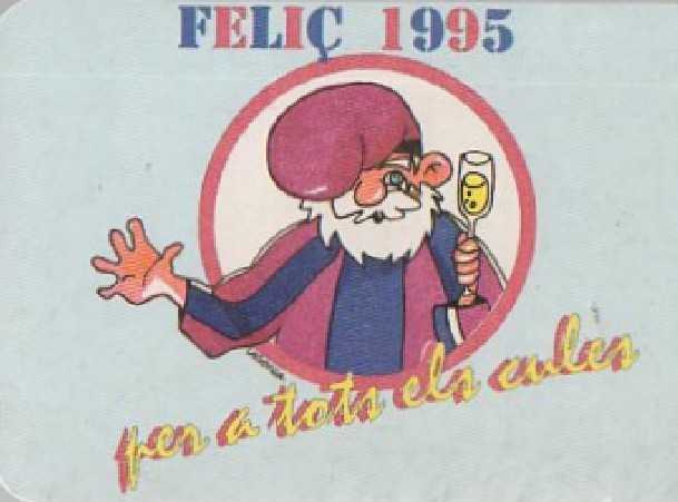 CALENDARIO FELIÇ 1995 PER A TOTS ELS CULES