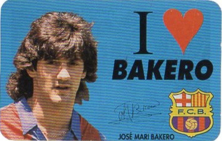 CALENDARIO I LOVE BAKERO AÑO 1992