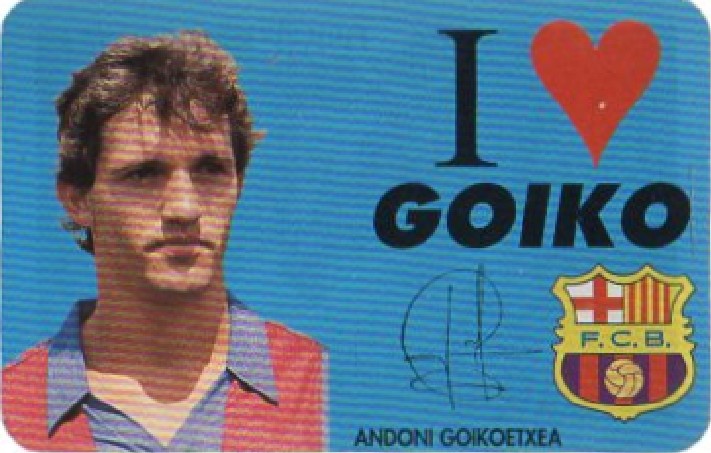 CALENDARIO I LOVE GOIKO AÑO 1992