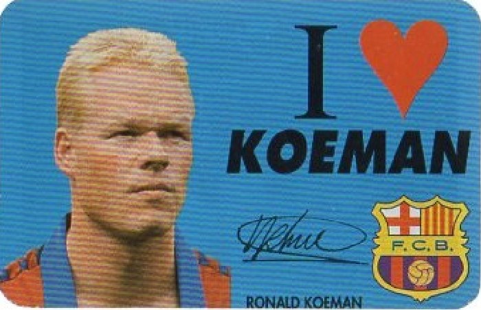CALENDARIO I LOVE KOEMAN AÑO 1992