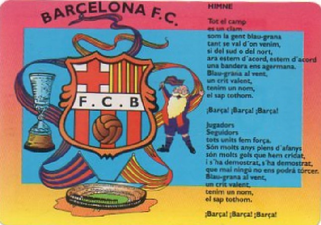 CALENDARIO BARCELONA FC AÑO 1998