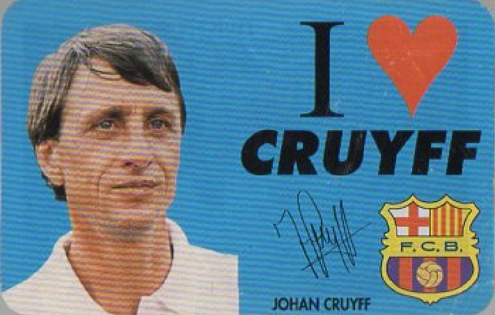 CALENDARIO I LOVE CRUYFF AÑO 1992