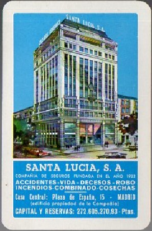 CALENDARIO SANTA LUCÍA S.A. AÑO 1970
