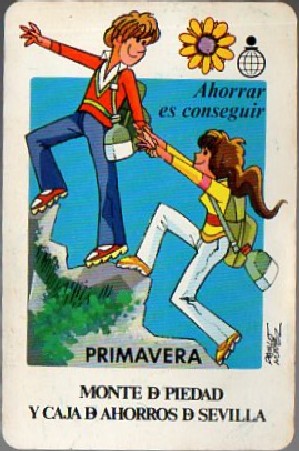 CALENDARIO CAJA DE AHORRO DE SEVILLA AÑO 1983