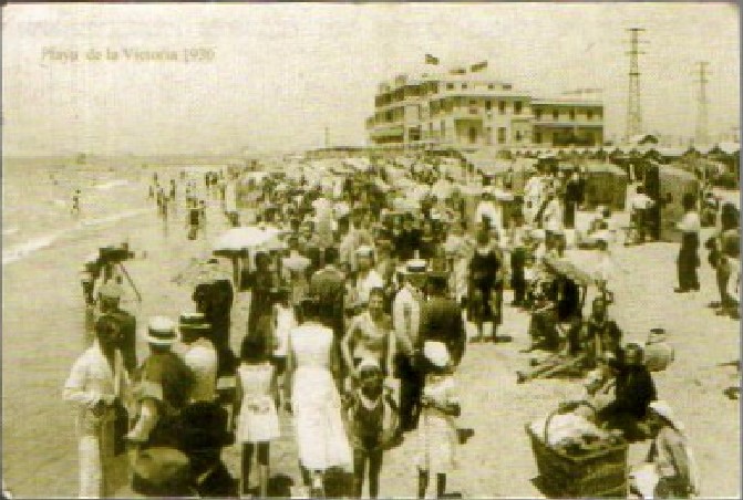 CALENDARIO PLAYA VICTORIA 1930 CÁDIZ AÑO 2002