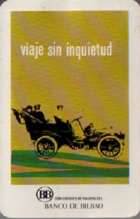 CALENDARIO BANCO DE VIAJE SIN INQUIETUD AÑO 1972