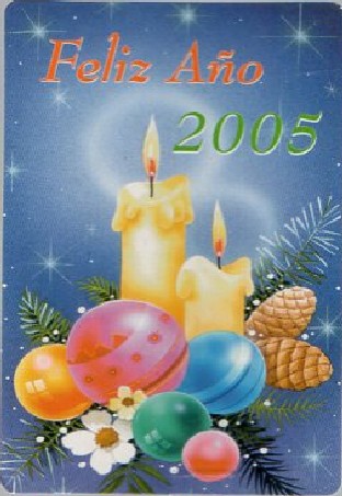 CALENDARIO FELIZ AÑO 2005 AÑO 2005