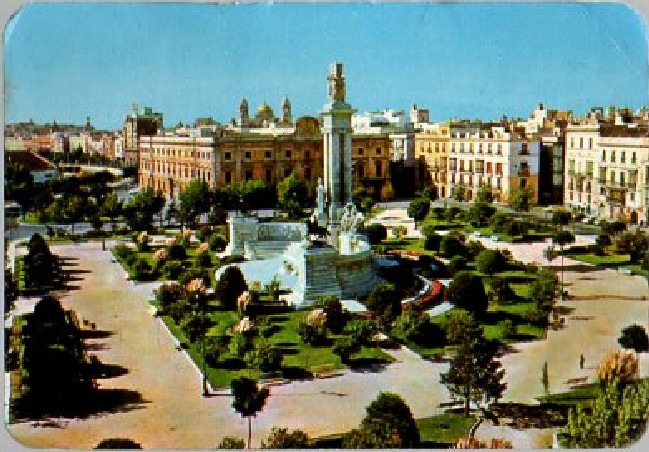 CALENDARIO PLAZA DE ESPAÑA CÁDIZ AÑO 1986