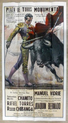 CARTEL PLAZA DE TOROS MONUMENTAL DE BARCELONA MAYO 1972.