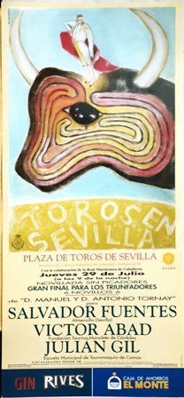 CARTEL DE PLAZA DE TOROS DE SEVILLA - ABONO TEMPORADA 2004