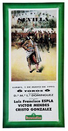 CARTEL PLAZA DE TOROS REAL MAESTRANZA DE CABALLERIA DE SEVILLA 1 MAYO 1995