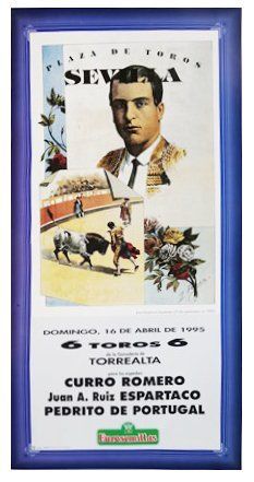 CARTEL PLAZA DE TOROS DE SEVILLA 16 DE ABRIL DE 1995
