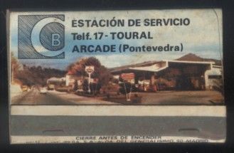 CAJA DE CERILLA ESTACION DE SERVICIO ARCADE PEDIDO MINIMO 5€