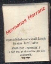 CAJA DE CERILLA HERMANOS HERRANZ PEDIDO MINIMO 5€