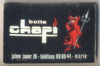 CAJA DE CERILLA BOITE CHAPI PEDIDO MINIMO 5€