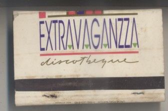 CAJA DE CERILLA EXTRAVAGANZZA DISCOTHEQUE ACAPULCO  PEDIDO MINIMO 5€