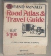 CAJA DE CERILLA ROAD ATLAS & TRAVEL GUIDE PEDIDO MINIMO 5€