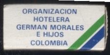 CAJA DE CERILLA ORGANIZACIÓN HOTELERA GERMAN MORALES  PEDIDO MINIMO 5€