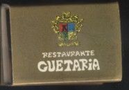 CAJA DE CERILLA RESTAURANTE GUETARIA  PEDIDO MINIMO 5€