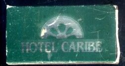 CAJA DE CERILLA  HOTEL CARIBE PEDIDO MINIMO 5€