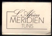 CAJA DE CERILLA L'AFRICA MERIDIEN TUNIS  PEDIDO MINIMO 5€