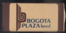 CAJA DE CERILLA BOGOTA PLAZA HOTEL  PEDIDO MINIMO 5€