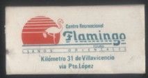 CAJA DE CERILLA  CENTRO RECREACIONAL FLAMINGO PEDIDO MINIMO 5€