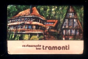 CAJA DE CERILLA BAR RESTAURANTE TRAMONTI  PEDIDO MINIMO 5€