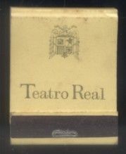 CAJA DE CERILLA  TEATRO REAL PEDIDO MINIMO 5€