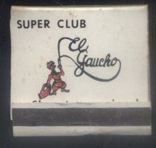 CAJA DE CERILLA  CLUB EL GAUCHO PEDIDO MINIMO 5€