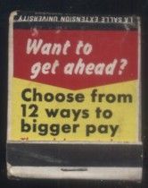 CAJA DE CERILLA  WANT TO GET AHEAD?  PEDIDO MINIMO 5€