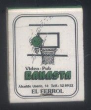 CAJA DE CERILLA  VIDEO-PUB CANASTA  PEDIDO MINIMO 5€