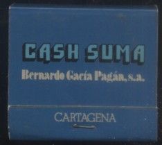 CAJA DE CERILLA  CASH SUMA  PEDIDO MINIMO 5€