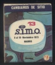 CAJA DE CERILLA S.I.M.O. 1973  PEDIDO MINIMO 5€