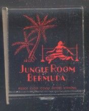 CAJA DE CERILLA JUNGLE ROOM BERMUDA  PEDIDO MINIMO 5€