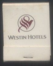 CAJA DE CERILLA  WESTIN HOTELS  PEDIDO MINIMO 5€