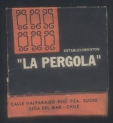 CAJA DE CERILLA  ESTABLECIMIENTOS LA PERGOLA  PEDIDO MINIMO 5€