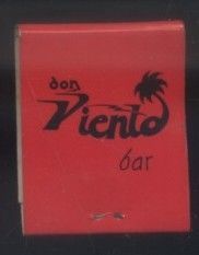 CAJA DE CERILLA  DON VIENTO BAR  PEDIDO MINIMO 5€