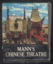 CAJA DE CERILLA  MANN'S CHINESE THEATRE  PEDIDO MINIMO 5€