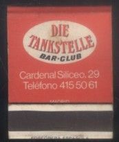 CAJA DE CERILLA  DIE TANSTELLE BAR-CLUB  PEDIDO MINIMO 5€