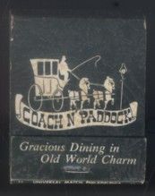 CAJA DE CERILLA  COACH N PADDOCK  PEDIDO MINIMO 5€